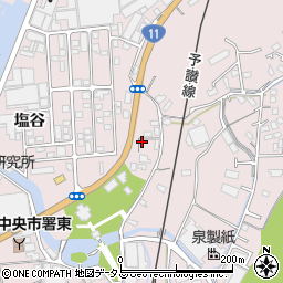 愛媛県四国中央市川之江町2554周辺の地図