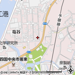 愛媛県四国中央市川之江町2530-31周辺の地図