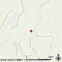 徳島県吉野川市美郷中筋55-2周辺の地図