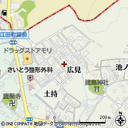 徳島県小松島市中田町広見周辺の地図
