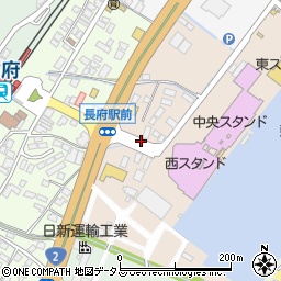 山口県下関市長府松小田東町周辺の地図