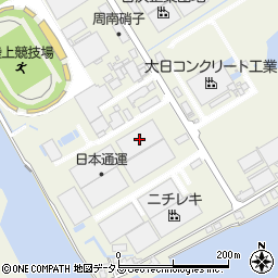日本通運株式会社防府支店　中関事業所物流倉庫課周辺の地図