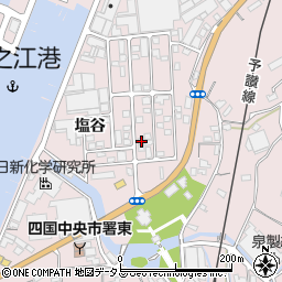 愛媛県四国中央市川之江町2530-13周辺の地図