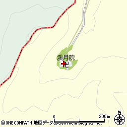 曹洞宗渓月院周辺の地図