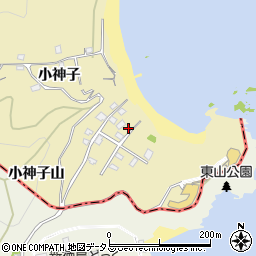 徳島県徳島市大原町小神子4-12周辺の地図