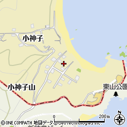 徳島県徳島市大原町小神子4周辺の地図