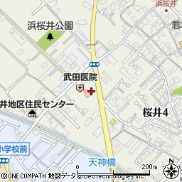 桜井周辺の地図