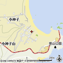 徳島県徳島市大原町小神子2周辺の地図