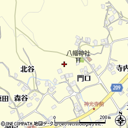 徳島県徳島市方上町（門口）周辺の地図