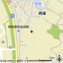 山口県防府市西浦2153周辺の地図