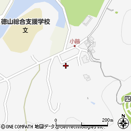 山口県周南市栗屋320-16周辺の地図