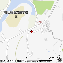 山口県周南市栗屋320-21周辺の地図