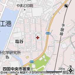 愛媛県四国中央市川之江町2530-28周辺の地図