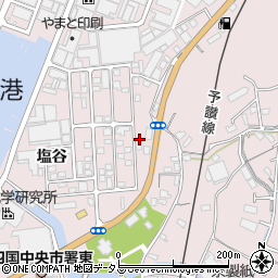 愛媛県四国中央市川之江町2530-45周辺の地図