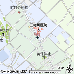 町谷周辺の地図