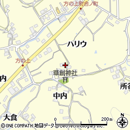 徳島県徳島市方上町ハリウ44周辺の地図