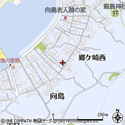 山口県防府市向島郷ケ崎西395周辺の地図