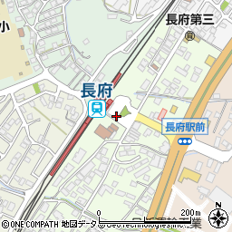 長府駅周辺の地図