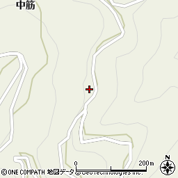 徳島県吉野川市美郷中筋74-1周辺の地図