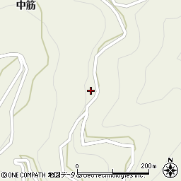 徳島県吉野川市美郷中筋74周辺の地図