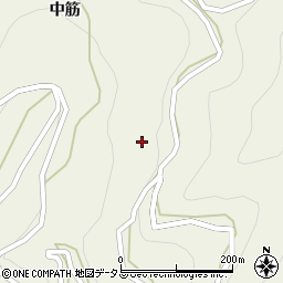 徳島県吉野川市美郷中筋59-3周辺の地図