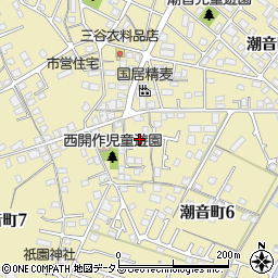 山口県下松市潮音町6丁目17周辺の地図