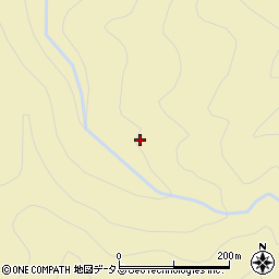 中ノ又谷周辺の地図