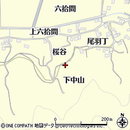 徳島県徳島市方上町下中山67周辺の地図