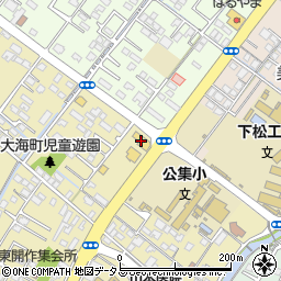 ＨｏｎｄａＣａｒｓ光東下松店周辺の地図
