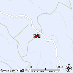 徳島県美馬郡つるぎ町貞光引地周辺の地図