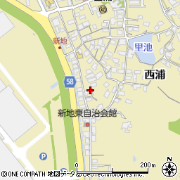 山口県防府市西浦2111周辺の地図