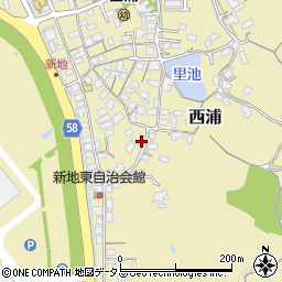 山口県防府市西浦2117周辺の地図