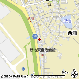 山口県防府市西浦2105周辺の地図