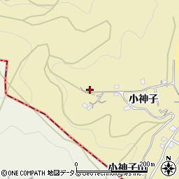 徳島県徳島市大原町小神子23周辺の地図
