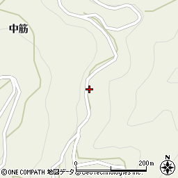 徳島県吉野川市美郷中筋78周辺の地図