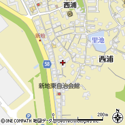 山口県防府市西浦2101周辺の地図