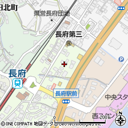 山口県下関市長府松小田本町1-10周辺の地図