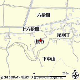 徳島県徳島市方上町桜谷周辺の地図