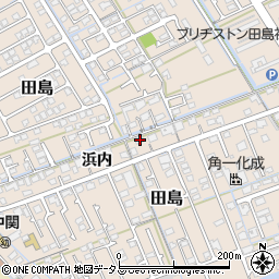 山口県防府市田島浜内1268周辺の地図