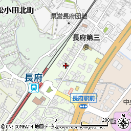 長府駅前郵便局 ＡＴＭ周辺の地図
