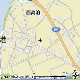 山口県山陽小野田市西高泊3316-1周辺の地図