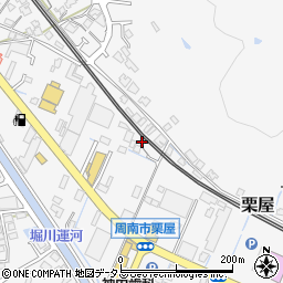 山口県周南市栗屋816-15周辺の地図