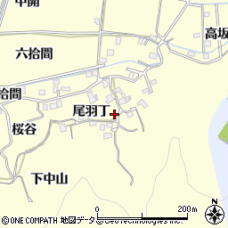 徳島県徳島市方上町尾羽丁周辺の地図
