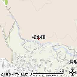 山口県下関市松小田周辺の地図