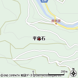 徳島県美馬郡つるぎ町半田平良石周辺の地図