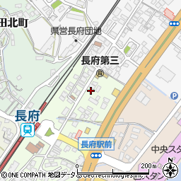 山口県下関市長府松小田本町1-33周辺の地図