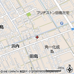 山口県防府市田島浜内1260周辺の地図