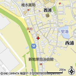 山口県防府市西浦2098周辺の地図