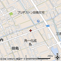 山口県防府市田島浜内1254周辺の地図