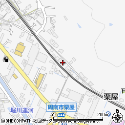 山口県周南市栗屋816-12周辺の地図